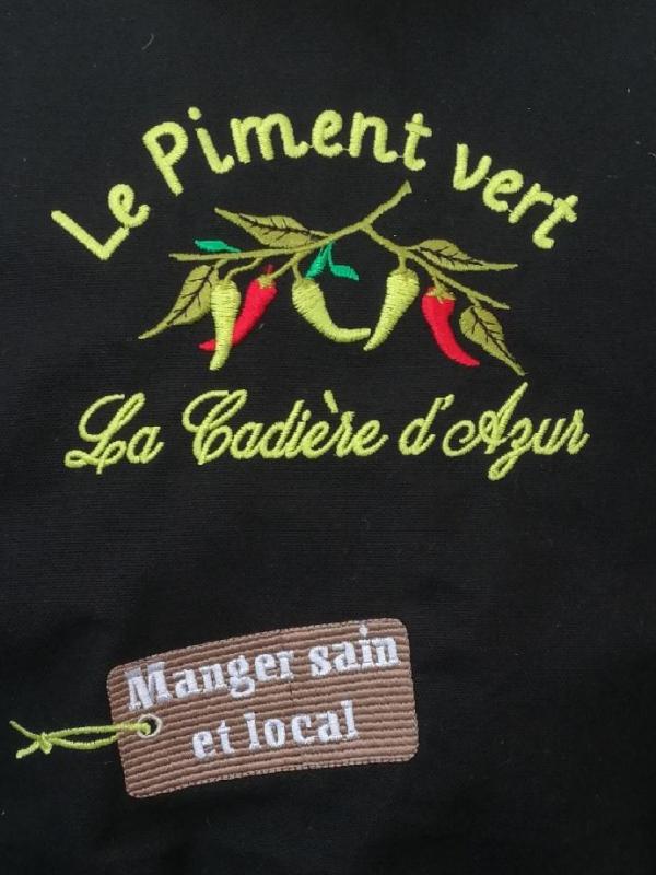 Logo piment vert