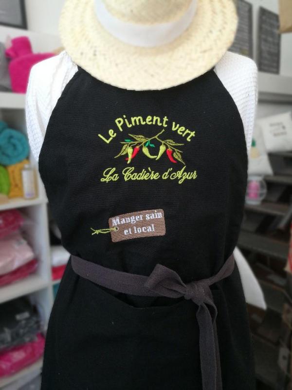 Tablier piment vert2